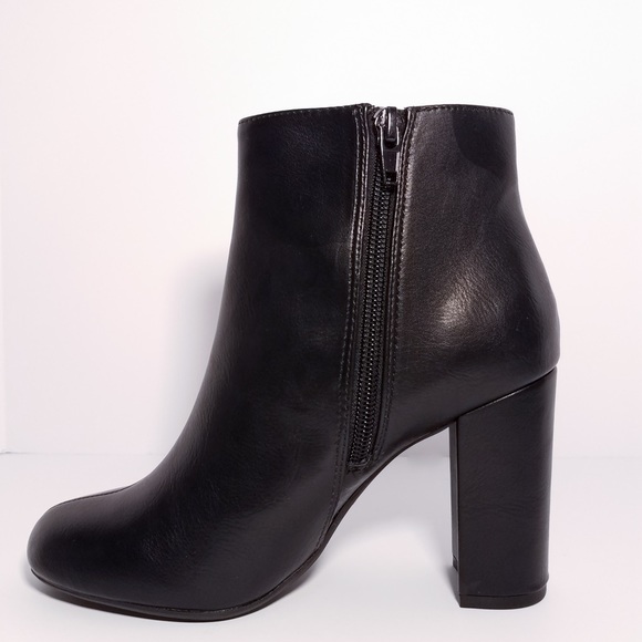 LAST ONE Black Ankle Dress Boots - Picture 4 of 5